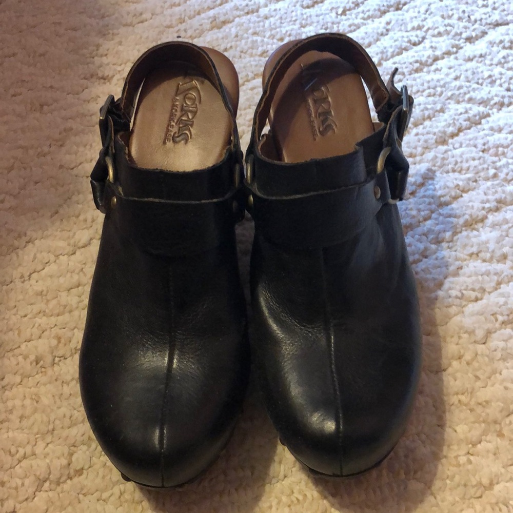 Platform Slingback Clogs - image 1